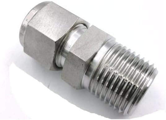 RADWELL VERIFIED SUBSTITUTE SS-600-1-6-SUB 3/8-3/8 (Tube OD - Male NPT), 316SS