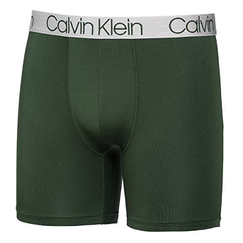 Calvin Klein Mens 3 Pack Chromatic Microfiber Boxer Briefs (Blue/Green/Black, Medium)3