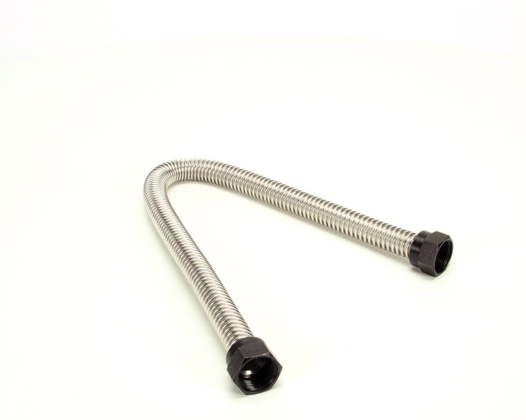 5/8 X 21.50 Long Flexline by Frymaster – 5/8 X 21.50, Stainless Steel, Silver, Model 8101068