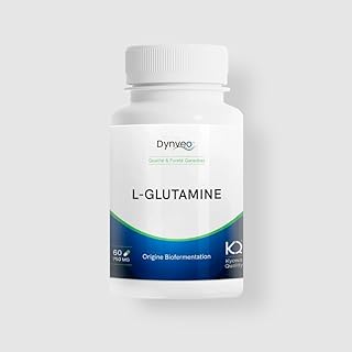 Visuel du produit : L-Glutamine Naturelle BioKyowa® - Bio-Fermentation Végétale - Acide Aminé - Musculation & Sport - Grade Pharmaceutique - Formats Gélules & Poudre - 100% Pure - Vegan - Sans OGM - Dynveo
