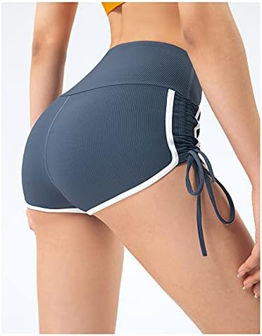 Miniatura 3 de RICHTRUE Pantalones cortos de yoga estéticos para mujer, pantalones cortos de entrenamiento estéticos para mujer