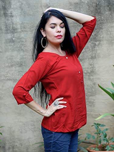 Image of Rayon Tops for Women Western /Women Tops /Top for Woman