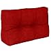 Produktbild DILUMA | Palettenkissen Comfort Rückenlehne 60x40 cm Rot | Für Indoor/Outdoor, Wasserabweisend