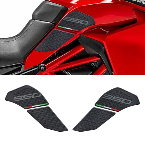 Protection latérale réservoir Ducati Multistrada 950 grip antidérapant noir