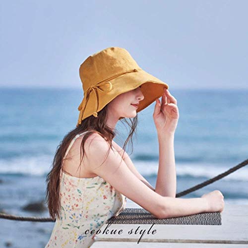 Chapeau de soleil femme pliable anti coup de soleil pour protéger le visage
