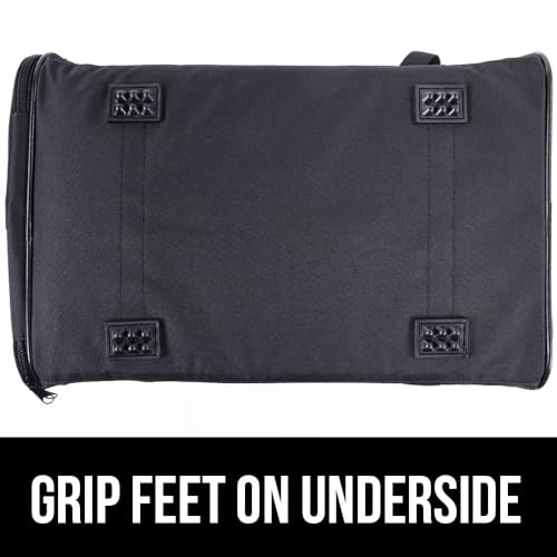 Gorilla Grip Bolsa transportadora para gatos de viagem aérea de até 15 libras, transportadora dobráv