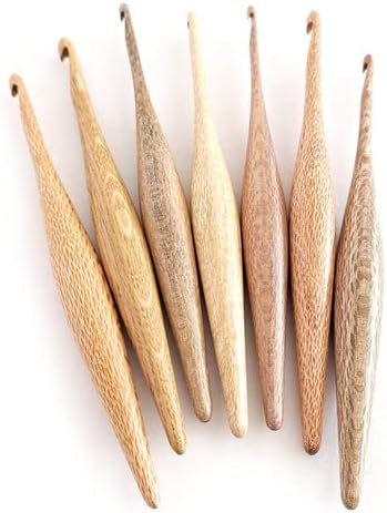 Furls Crochet Hook, Streamline Silver Oak, Ergonomic Handle Crochet Hooks 7" (Streamline Silver Oak, I - 5.50MM) - 2