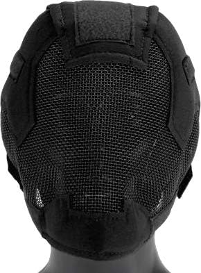 Evike Airsoft - Matrix Striker Headpro Full Face Carbon Steel Mesh Face Pro (Color: Black)