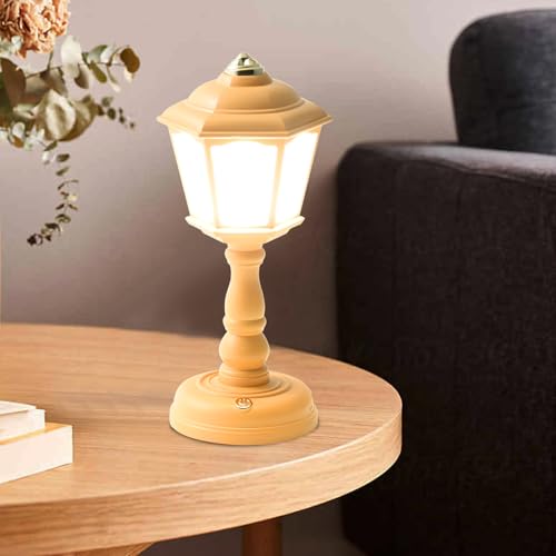 Mini lampe LED vintage jaune : le cadeau déco et lecture idéal - 5
