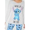 Descubre la mejor manicura y pedicura de LugoPulsa aqui 👈🏼 y pide cita Disney-Pijama-Mujer-Invierno-Manga-Larga-de-Stitch