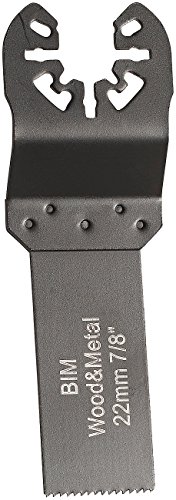 AGT Professional Sägeblatt: Bimetall-Tauchsägeblatt für Multitools, 22 mm, HSS, Schnellspannung