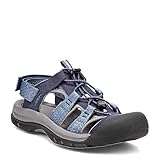 KEEN Men's Rapids H2 Confortanle Water Shoes Sport Sandal, Navy/Real Teal, 11