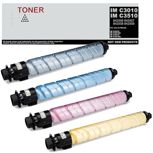 Toner Ricoh IMC3010 résout vos pannes d'encre avec ce lot de 4 cartouches 842506