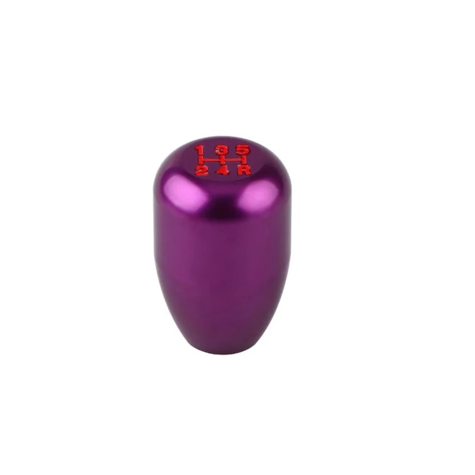 Polvane 6 Gear Shift Lever Knob Universal 5Speed Gear Shift Knob Stick Manual Transmission Car Aluminum Extended Shifter Head(6)
