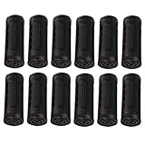 AMSLSIU Rodillo de peluquería de 6 piezas Durabilidad Estilo tonto Operación Rizador cabello Magnético Diseño único para cabello corto y mediano, 10 negro, 12 piezas