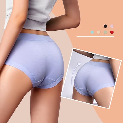Girl's Hipster Underwear, Low Rise Briefs, Soft Stretch Breathable Panties, 5 Pack3