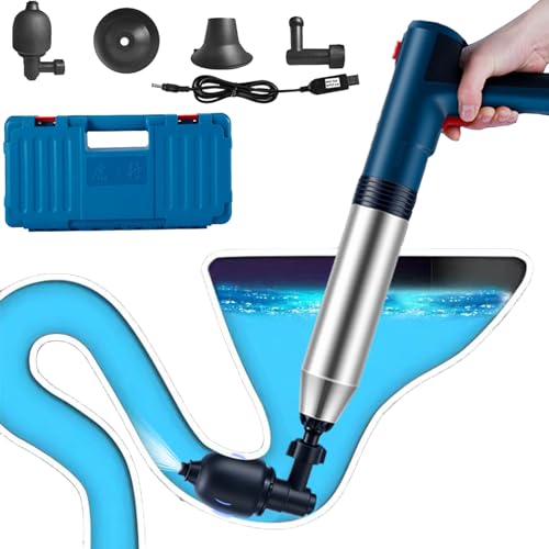 パイプクリーナー 電動式 3種類排水口に対応 6点セット 工具箱付き トイレつまり解消道具 省力 疏通ツールー 排水口クリーナ 家庭用 お風呂 洗面所 業務用