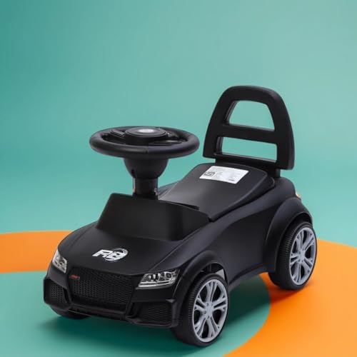 Fun Ride R8 Kids Push Ride On Push Car with Horn,Music, Light, Backrest and Under Seat Storage -1 to 3 Years Universal Wheels, Kids Indoor/Outdoor Toy Car for Boys&Girls- (Upto 20 Kg),Black - Image 9