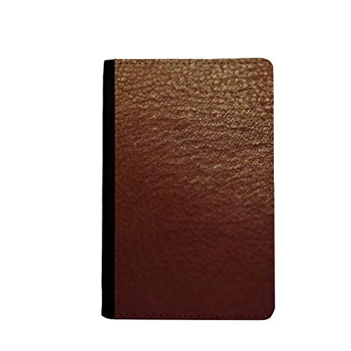 Étui portefeuille de voyage en cuir marron porte-passeport multicolore