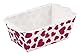 Zenker 43422 Mini-Backförmchen Herz 9x5x3,5cm 8 Stück in weiß/rot, Karton