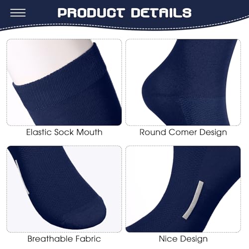 Image of Haysandy 3 Pairs Baseball Socks Bulk Softball Youth