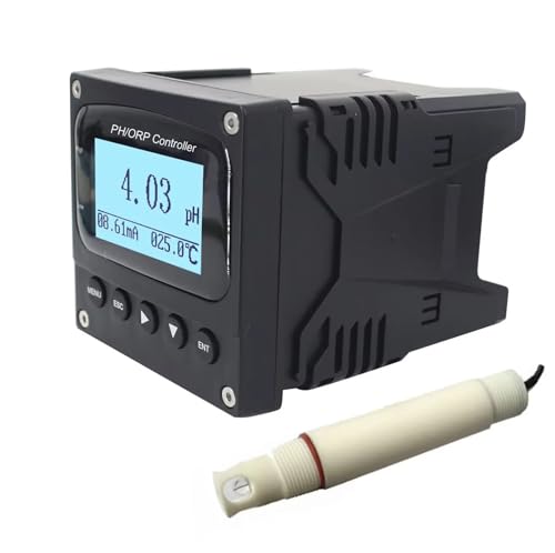 SKESTORE PC-6850 Online Double Channel PH, ORP, PH/ORP Controller(PH-6850 PTFE 220V 0-120C)