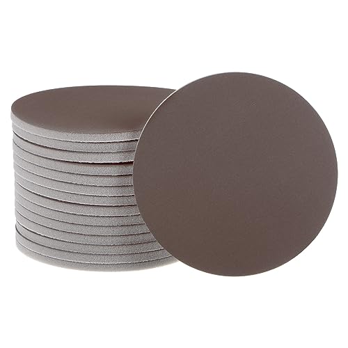 Sourcing Map 15pcs 5-inch 1000 Grit Aluminium Oxide Sanding Discs, Hook & Loop, Wet/Dry, for Car, Wood, Metal & Drywall Polishing