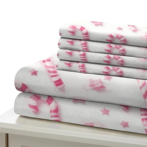 Parure de lit microfibre king size supérieure parure douce imprimé 3D festive - 7