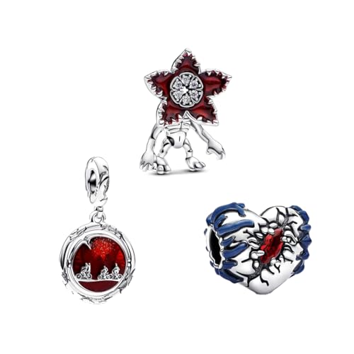 PHCLASY Dulces animales colgantes para pulsera compatible con pulseras europeas para mujeres, regalo para el día de la madre, día de San Valentín, Zirconia cúbica