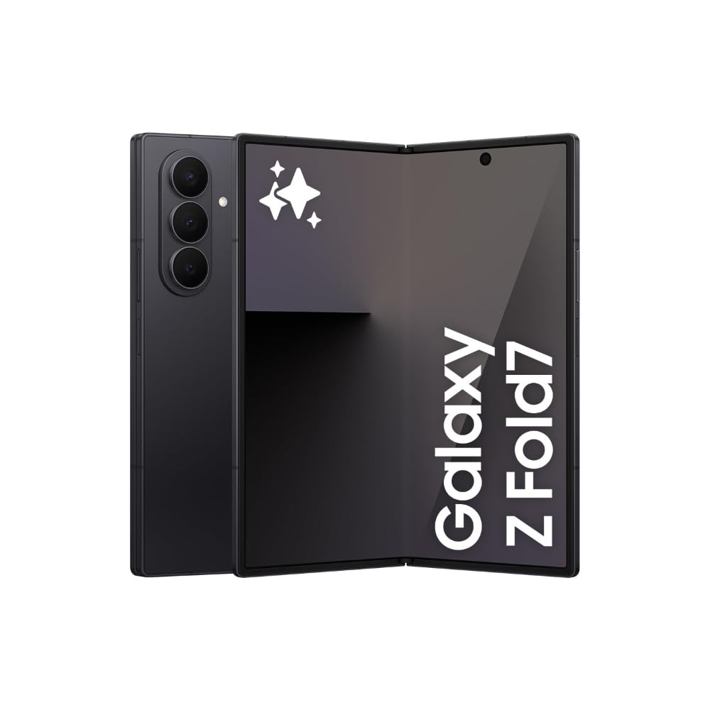 Samsung Galaxy Z Fold7, 512GB, Jet Black (CAD Version & Warranty) - AI Smartphone, Snapdragon 8 Elite, 200MP, Foldable Dynamic AMOLED Display, Mult-Tasking w/Galaxy AI