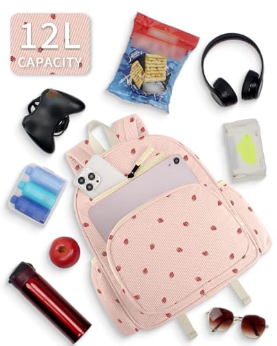 Image of atgark Corduroy Toddler Backpack for Girls Boys: Preschool Kindergarten Backpack - Cute Kids Backpacks for Girls Boys
