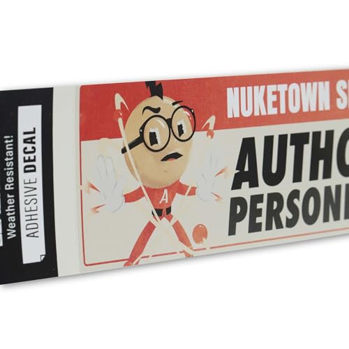 Image of Call of Duty Nuketown Shipping Zone Adhesive Vinyl Decal - Vintage COD Sticker for Laptop, Car or Water Bottle