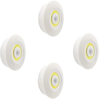 TopBright 4er Set - LED Wandleuchte zum Kleben - Nachtlicht mit Bewegungssensor - Treppenbeleuchtung - Treppenlicht - Wandbeleuchtung