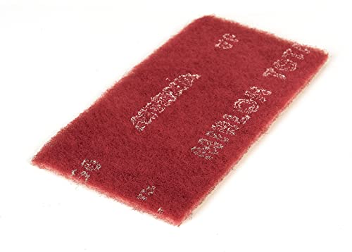 Mirka 18-118-447 25 Pieces 4 1/2-Inch By 9-Inch Very Fine Scuff Pads 360 Grit, Red, Black, Grey, Beige #TOP1