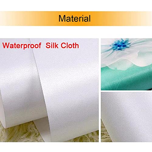 Alnila European Style Luxury 3D Photo Mural Wallpaper, Jewelry Flowers Swan Art Mural, Large Fashion Custom Background Wall Mural For Living Room Bedroom Home Decor 3D Mural59 W X 39.4" H #TOP3