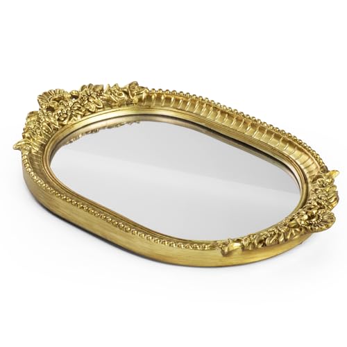 Vintage Antique Decorative Tray Bathroom Tray Vanity Tray Decor G...