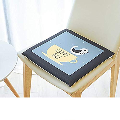 Coussin de chaise respirant en coton mémoire pour soulager le dos au bureau et en voiture