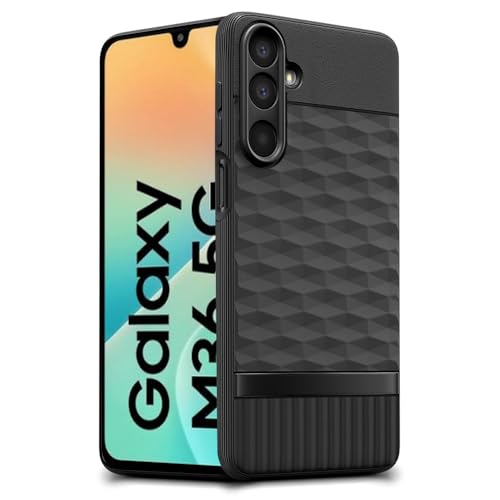 Image of Shockproof Case for Samsung Galaxy M36 5G / F36 5G | Full Camera Protection | TPU Flexible Back Cover for Samsung Galaxy M36 5G / F36 5G (Matte Black)