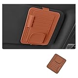 Oxxggkao Mehrere funktionale Auto Visiere, Kartenhalter, Auto Visiere, Dokumenten Organizer für Führerscheine, Mautkarten, Bargeld und Brillen, Autoberater Planer