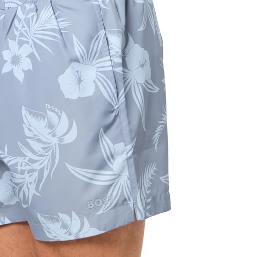 BOSS Men's Reev Tropical Print Swim Trunks 4.75"3