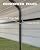 GAOMON 13' x 21' x 10' Heavy Duty Metal Carport, Galvanized Steel Roof and Reinforced All-Metal Frame, Permanent Shed for Agricultural Machinery, Cars, Boats, Trucks, and Tractors; N.W. 600 lbs