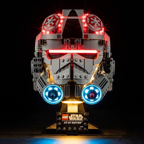 BRIKSMAX Kit de iluminación LED para Lego Star Wars Casco de Conductor de AT-AT - Compatible con Lego 75429 Building Blocks Model- No incluir el Conjunto de Lego