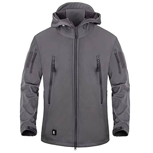 Chaqueta táctica militar polar hombre impermeable softshell camuflaje con capucha