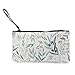 Cartera de Lona Eucalyptus Pattern Canvas Coin Purse for Women Make Up Bag Fashion Travel Toiletry Bag