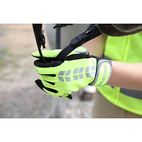 EQUI-FLECTOR Riding Gloves - Yellow / XS - 2