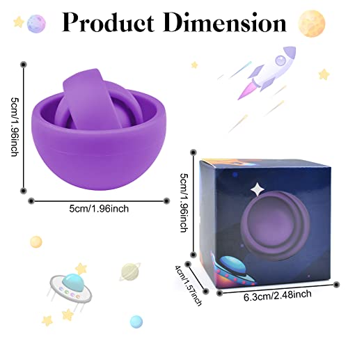 Image of Fidget Toys Adults 2PC, Sensory Toys for Kids with Autism, Cool Gadgets for Man, Gifts for Boys Girls Teens, Quiet Office Desk Toy ADHD