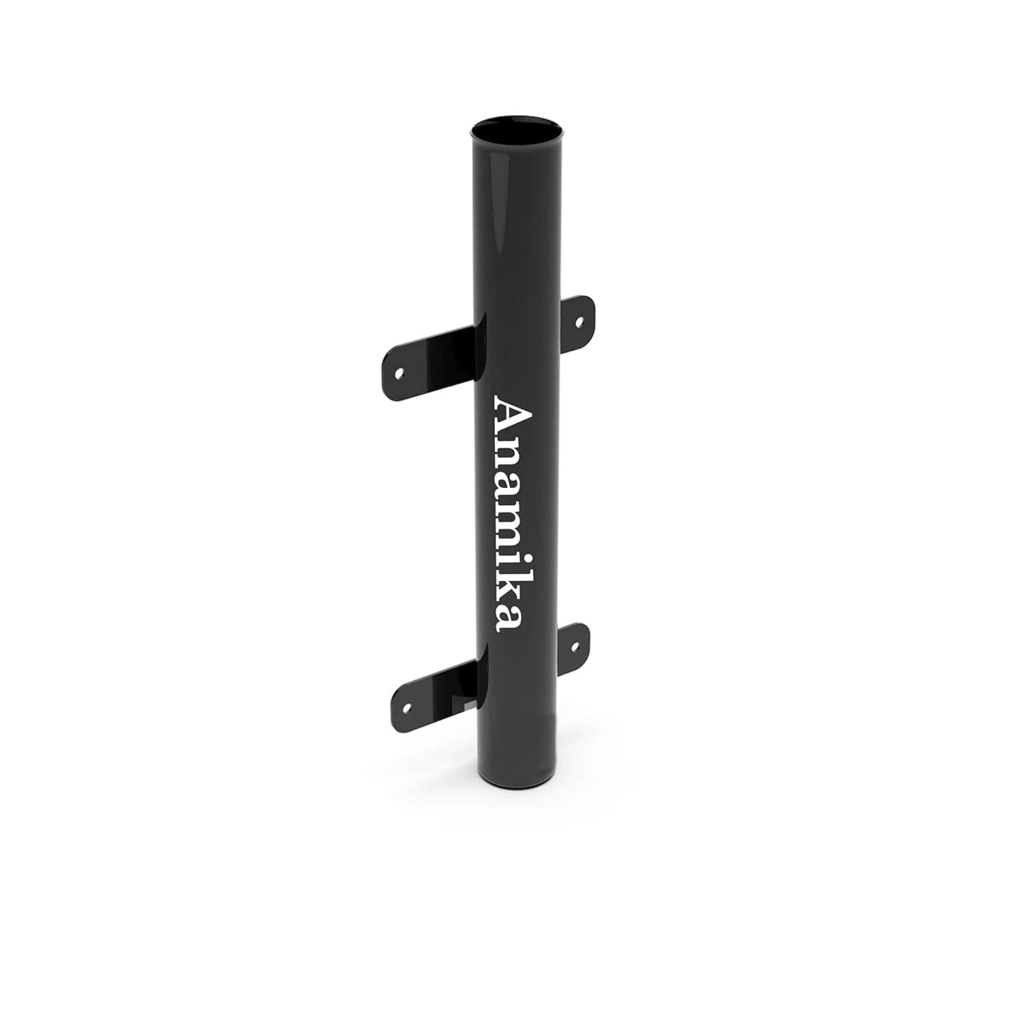 Anamika Wall-Mount Heavy Duty Flag Holder 18 Inch Metal Flag Pole Grip for Wall Terrace Roof Durable Flag Holder with 1.5 Inch Hole for Any Pole or Stick Ideal for Outdoor Display and Secure Mounting-picture-0