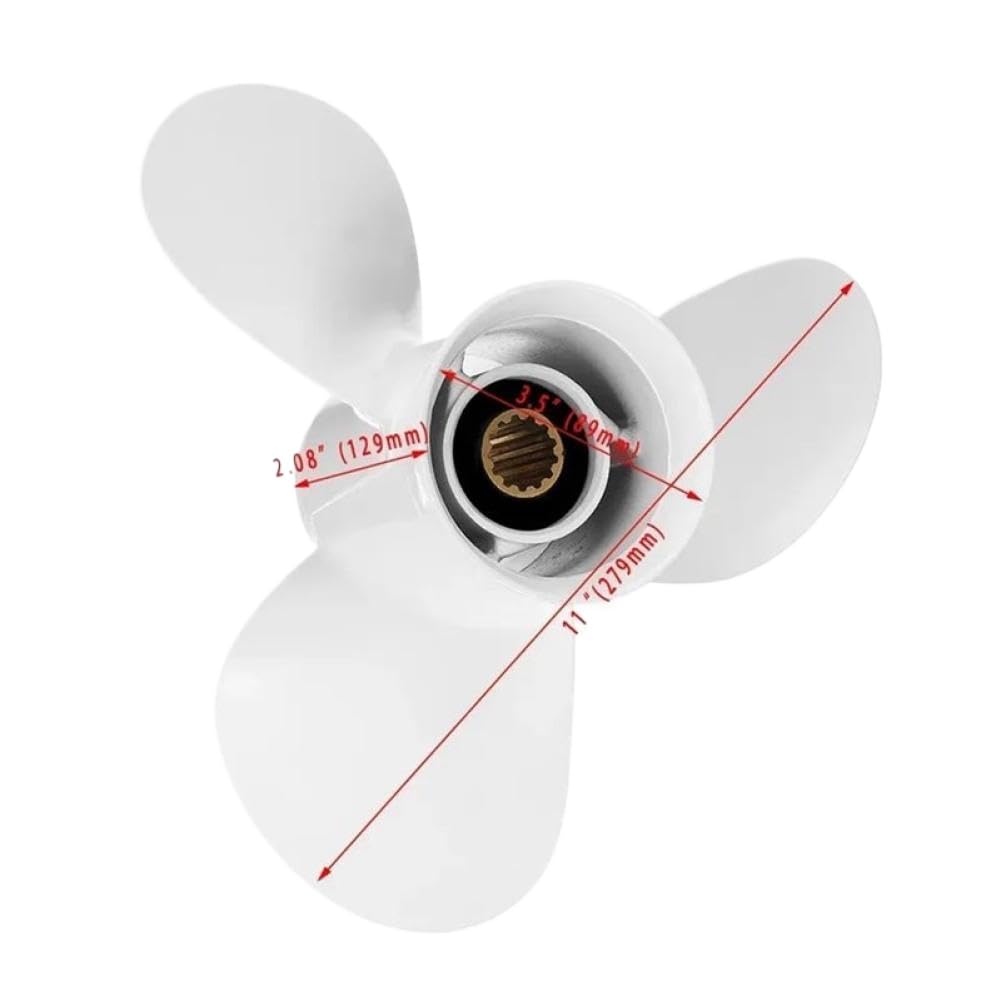 Elica per Fuoribordo 11 X 15 Compatibile con 40-60HP