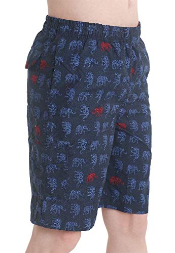 Bermuda Infantil com Elástico Elefante - Azul Marinho 10