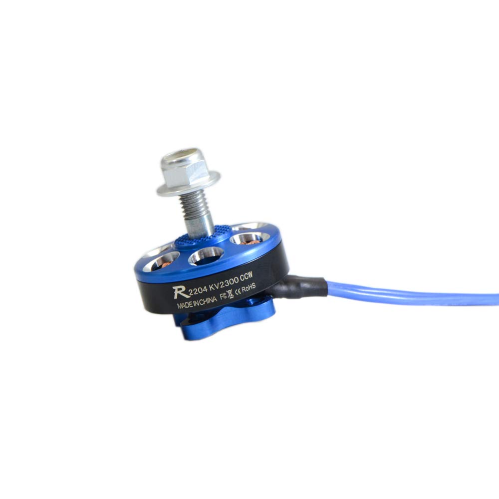 VIDOO R2204 2204 silnik bezszczotkowy 2300KV 3-4S do drona RC FPV Racing Multi Rotor - czarny i niebieski